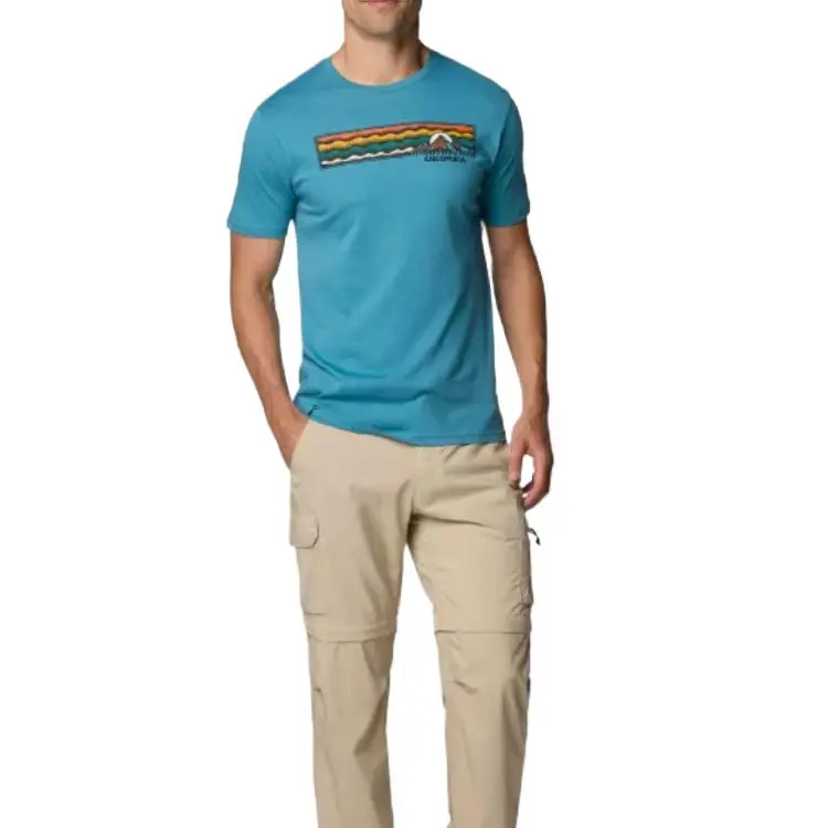 Columbia Jester Jester Graphic T-Shirt Men's Canyon Blue-3