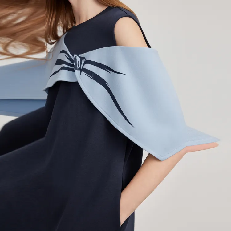 ELLE Short Sleeved Dress Women's-4