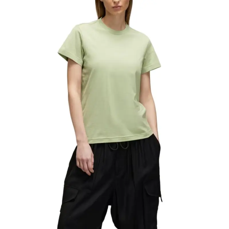 Y 3 T Shirt Unisex Magical Yellow Green-1