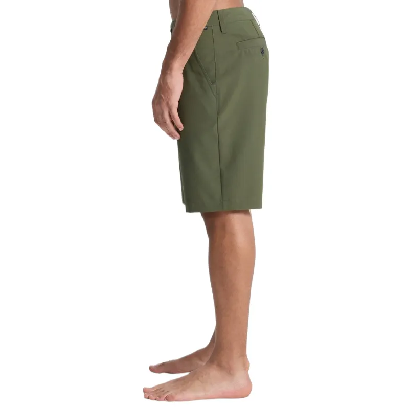 Quiksilver UnionAmph20'Surfsilk Solid Sports Shorts Men's Grass Green-7