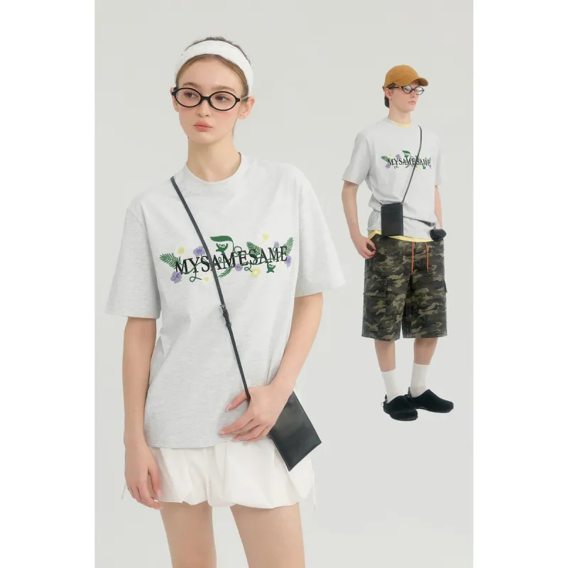 MYSAMESAME T Shirt Unisex Light Heather Gray In Stock-5