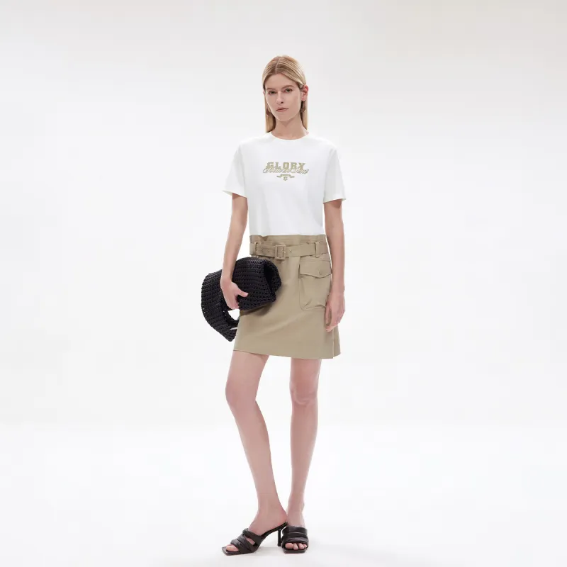 ONLY Short-Sleeved Dresses Women's Cream White-3