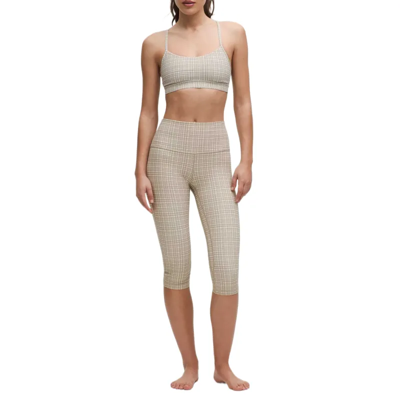 Lululemon Align™High Rise Yoga Shorts 17' Women's Glow in The Dark Mesh Light Ivory Multicolor-2