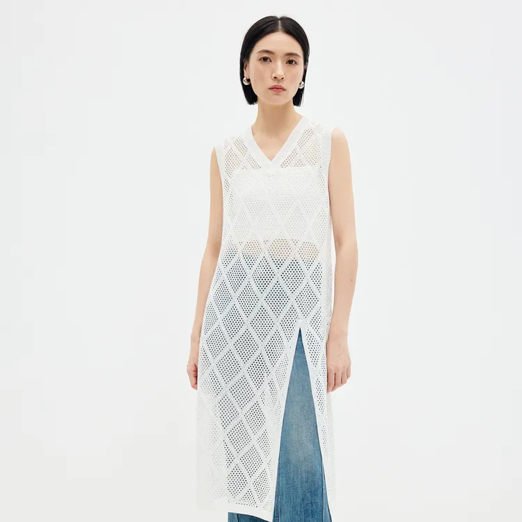 SHUIYUNJIAN Knitwear Women's Raw White-3