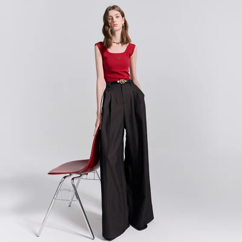 3COLOUR Casual Pants Women's Silent Gray-4