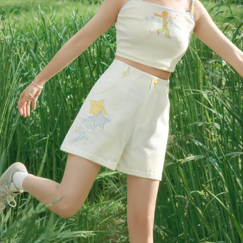 SNBL Casual Shorts Women's White-2