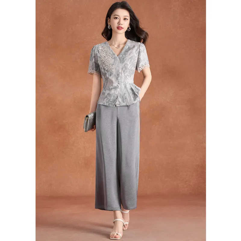 Mylan Casual Suits Women's Gray-4