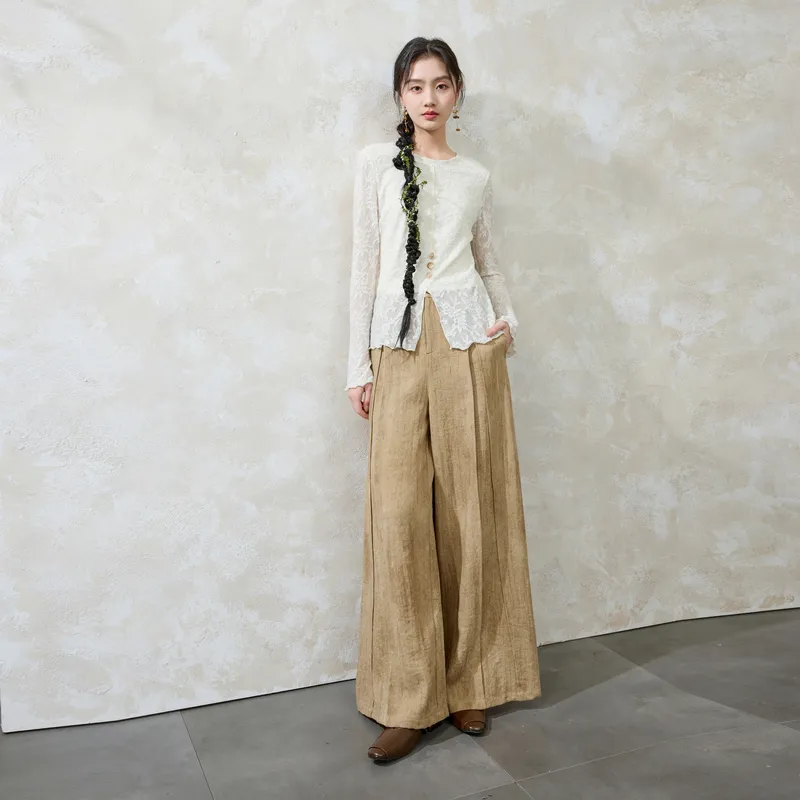 3COLOUR Casual Pants Women's Khaki-3