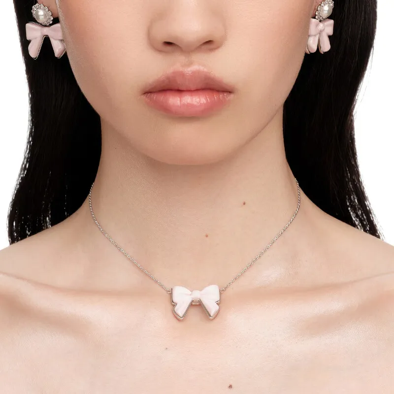 YVMIN X YVMIN Bow pendant Necklace-1