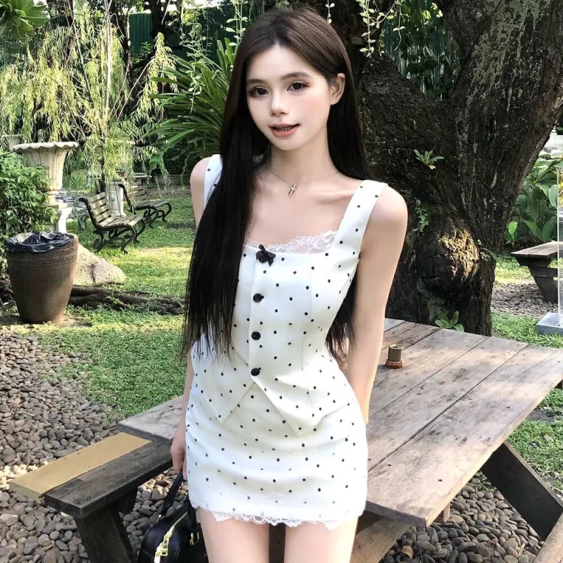 COMMA GIRL Skirt Set Women's Apricot-2