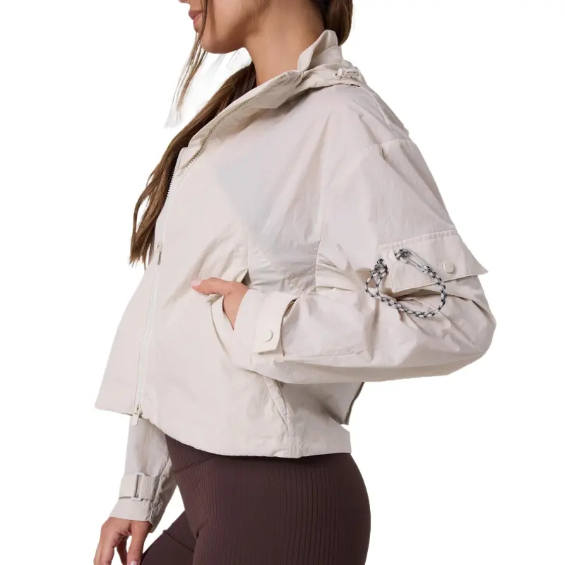 Vuori SS25 Jacket Women's Ivory White/BONE-2