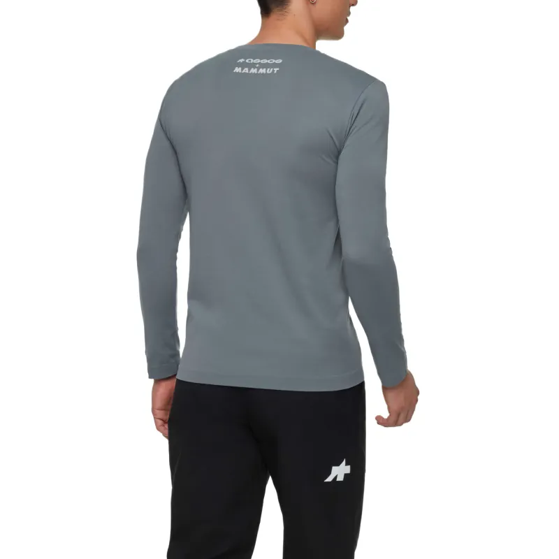 MAMMUT Assos X Mammut TACTICA LS Tech T Shirt T5 T Shirt Men's Dark Gray-3