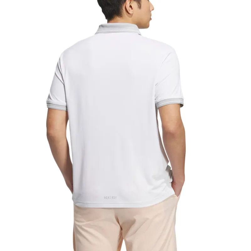 Adidas Polo Shirts Men White-2