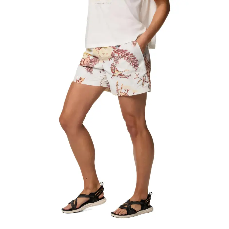 Columbia Sandy River Casual Shorts Women's Ecru-2