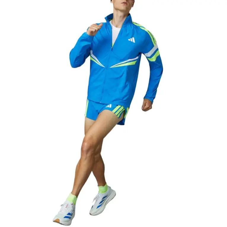 Adidas Free Shipping With AdiClub Adizero Retro Running Jacket-4