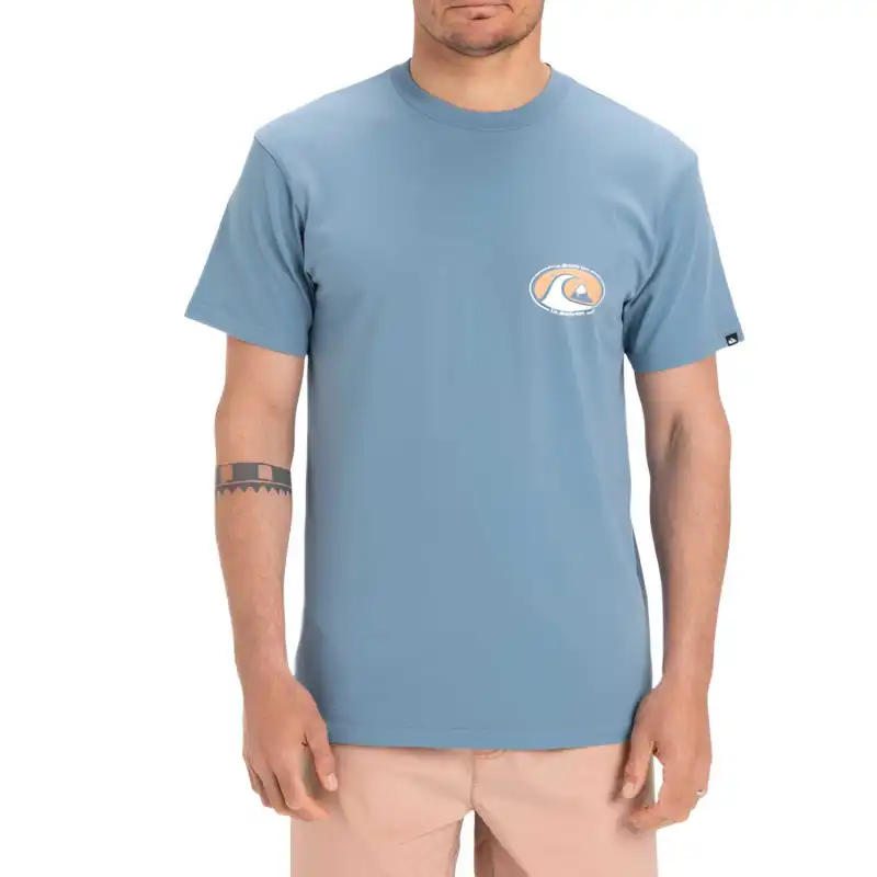 Quiksilver T Shirt Men's Crown Blue-2