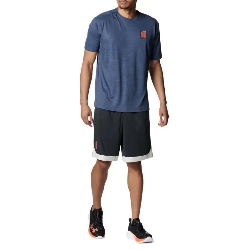 Under Armour Tech Run 96 Casual Shorts Men's Dark Gray 016-2