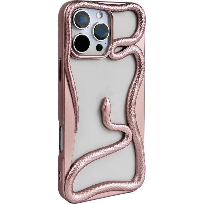 Sopi TPU Material Cut Out Snake Year Limited Phone Cases Compatible With IPhone 16/15 Pro Max/Apple 13/14 Pro/Max-19