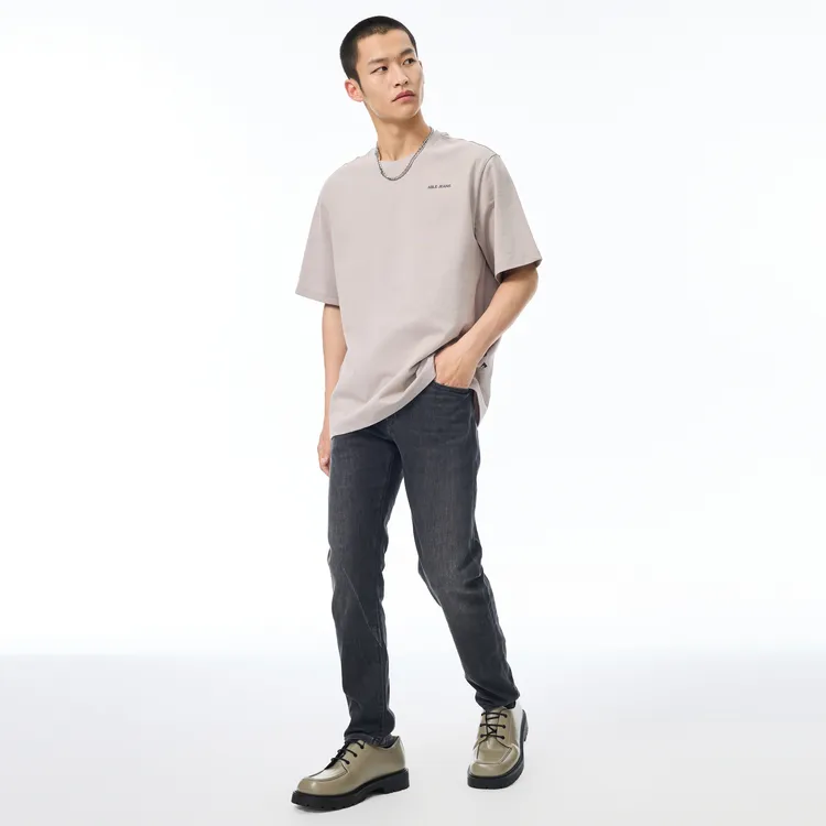 ABLE JEANS Men's Meteorite Gray-4