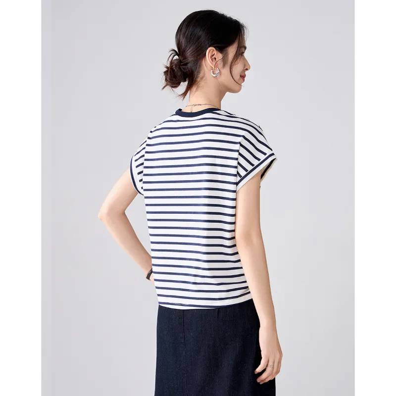 Love Elaine T Shirt Women's Stripes-4