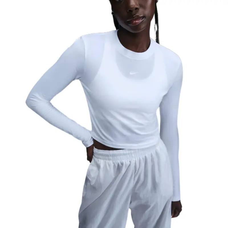 Nike Sportswear Chill Knit Women's Slim Long Sleeve Cropped Top-1