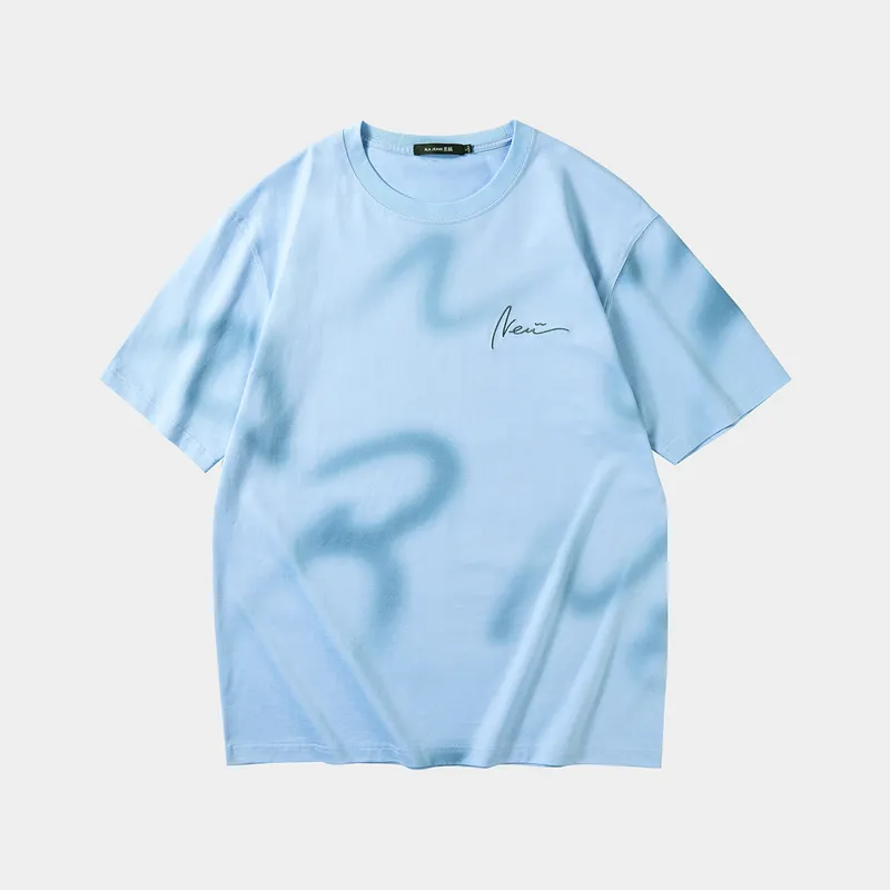 HLA JEANS T Shirt Men's Blue Gray-5