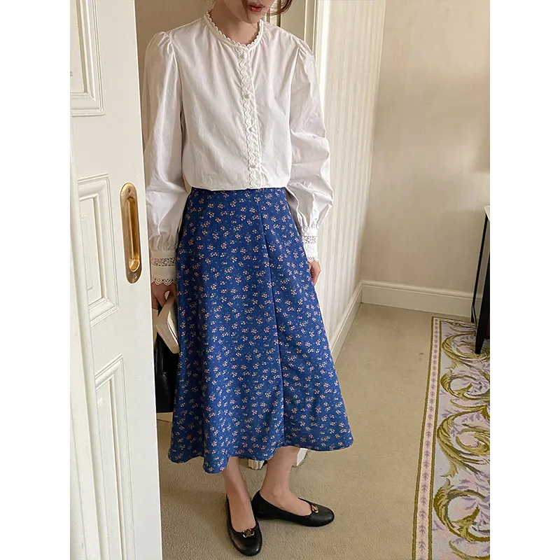 ONE SHALLOW Casual Long Skirt Women's-2