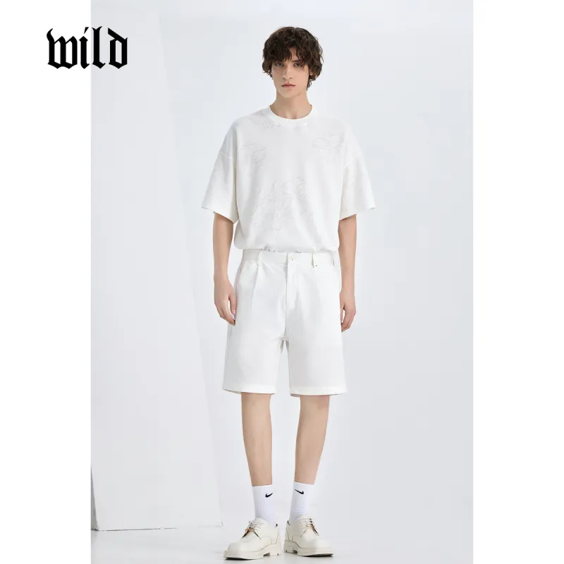 WILD LEADER T Shirts Unisex Minimalist White[TW5118154]-3