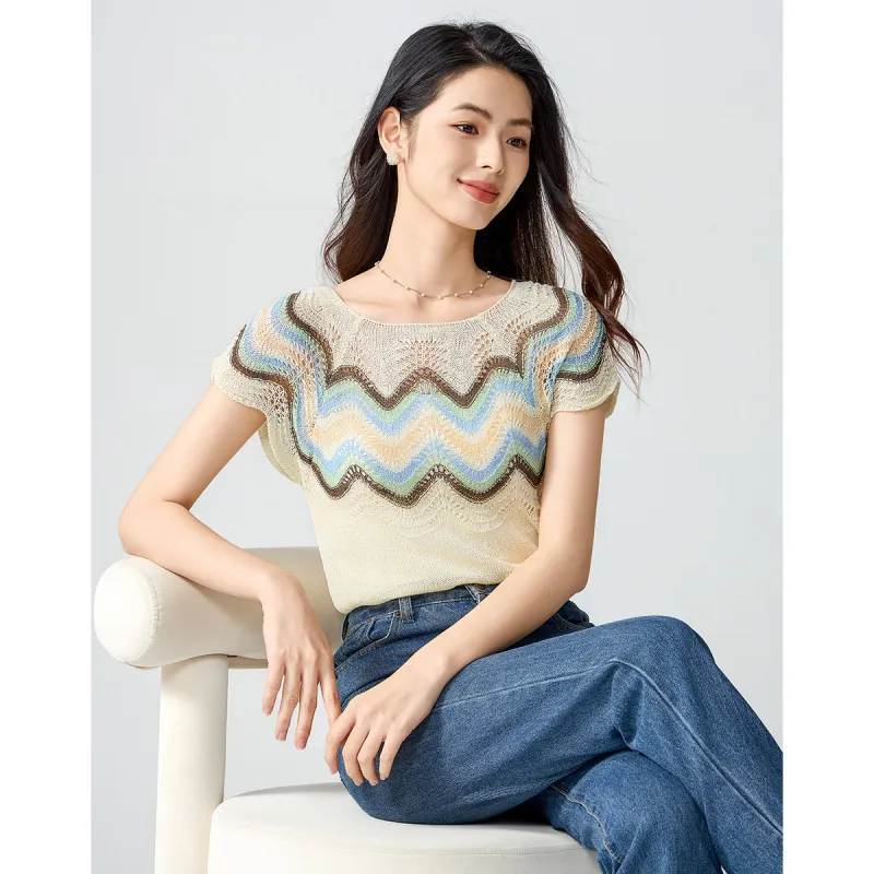 Love Elaine T Shirt Women's Custard-1