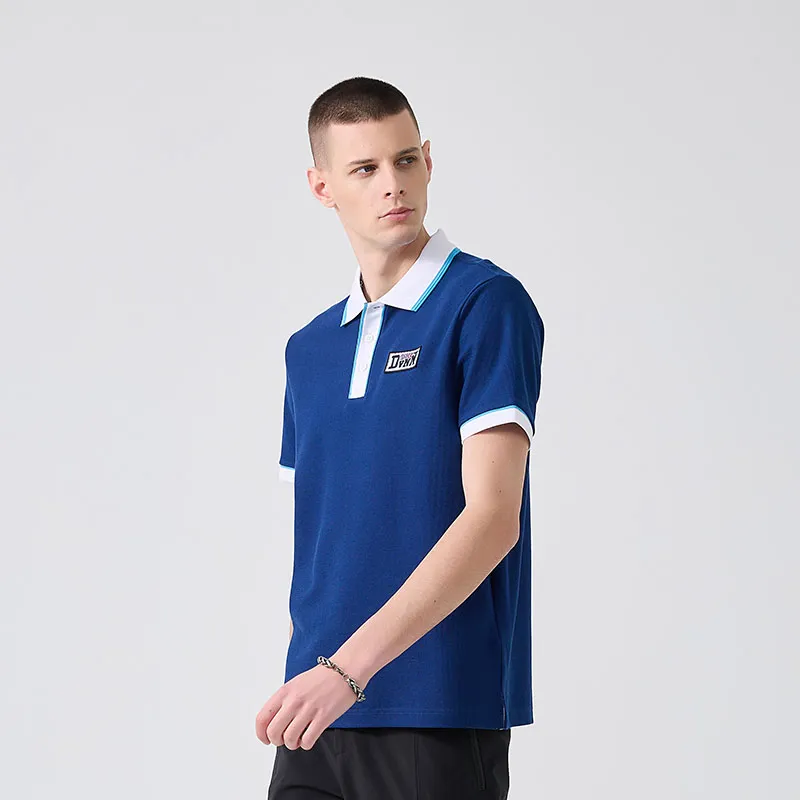 DAVID NAMAN Polo Shirt Men's Gemstone Blue-7