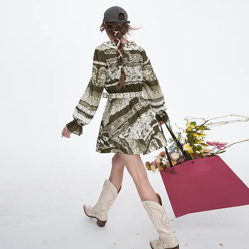 ELF SACK Long Sleeved Dress Women's-6