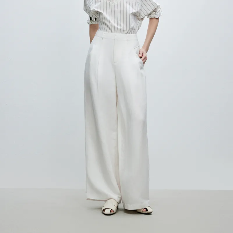 ONLY Casual Pants Women's A43 Cream White-2