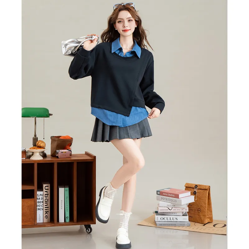FAWENXIANGZI Sweatshirt Women's-6