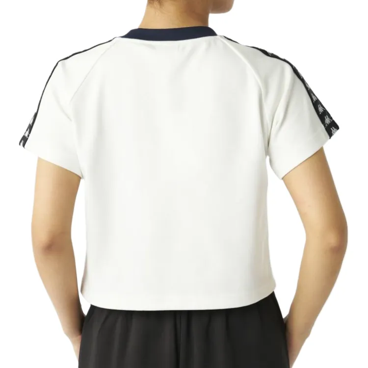 Kappa Raglan Sleeve T Shirt Women's White-1