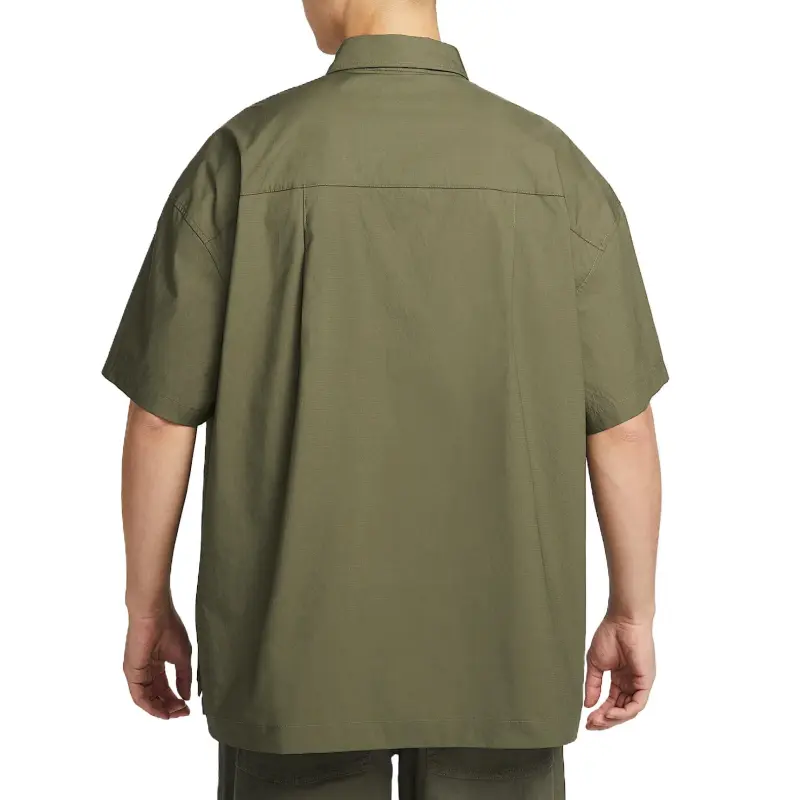 Nike Club Shirt Men's Medium Olive Green White-1
