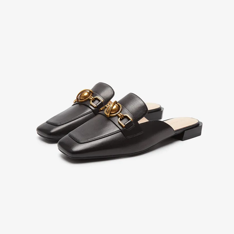 Le Saunda Rubber Sole Closed Toe Slippers Women's-6