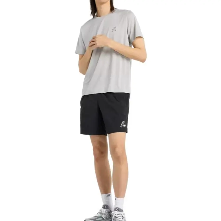 New Balance Training T Shirt Men's Gray-4