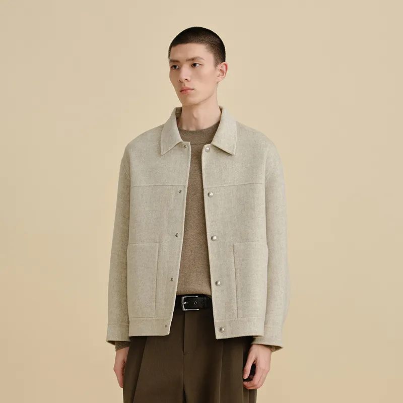 GXG Coats Men Beige-4