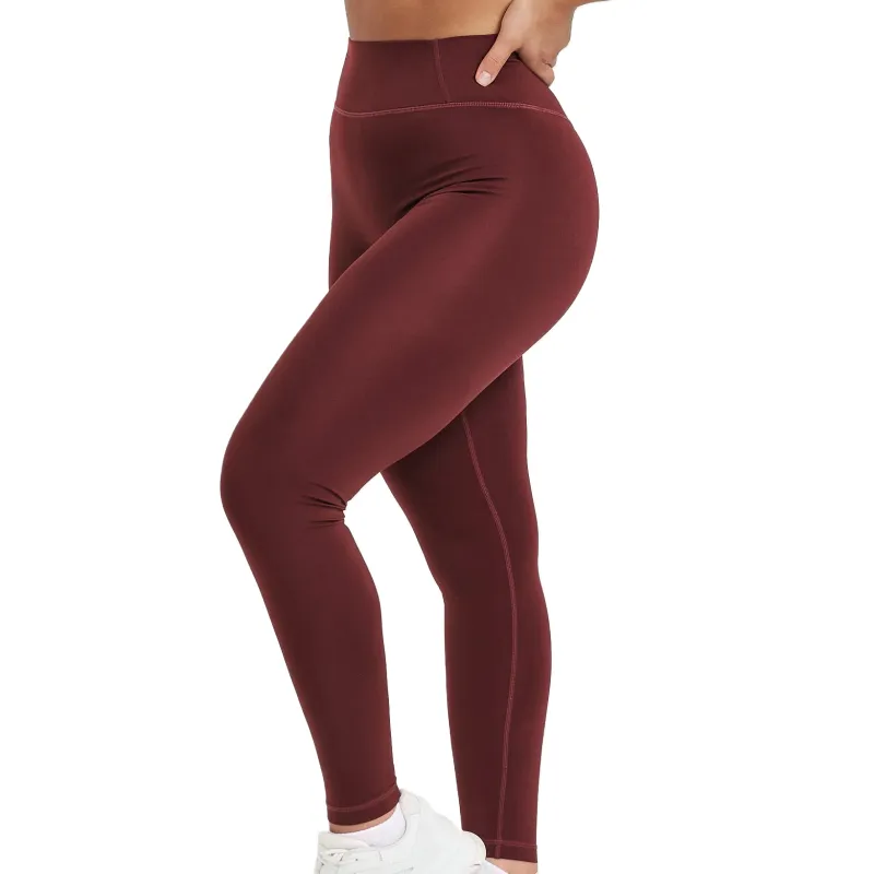 ONER ACTIVE Yoga Pants Women's Burgundy-2