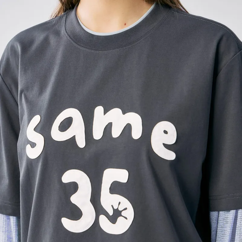 MYSAMESAME T Shirts Unisex Dark Gray In Stock-4