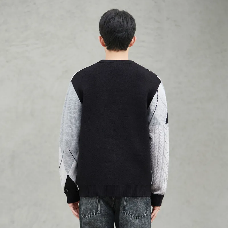 Gxg Jeans Knitwear Men's Black Gray-4