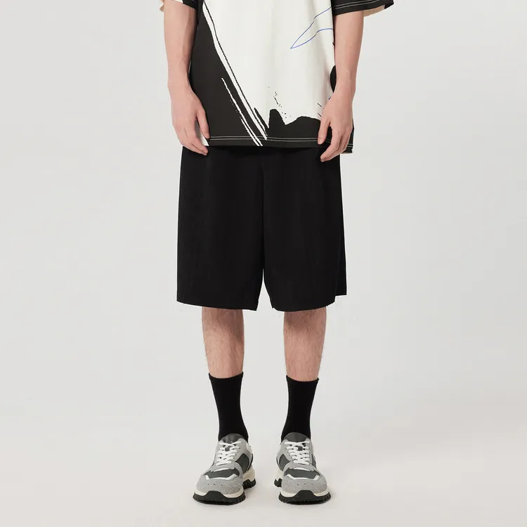 CROQUIS Casual Shorts Unisex 001 Jet Black-2