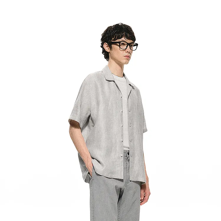 CROQUIS Black Thread Shirts Men-9