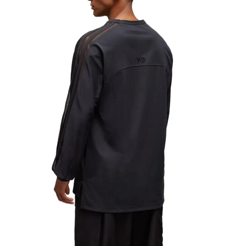 Adidas Free Shipping With AdiClub Y 3 Mesh Stripes Long Sleeve Tee-2