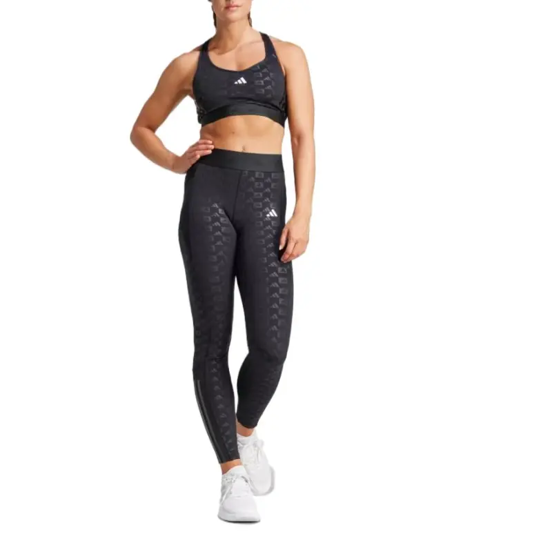 Adidas Free Shipping With AdiClub Hyperglam Full-Length Emboss Leggings-4