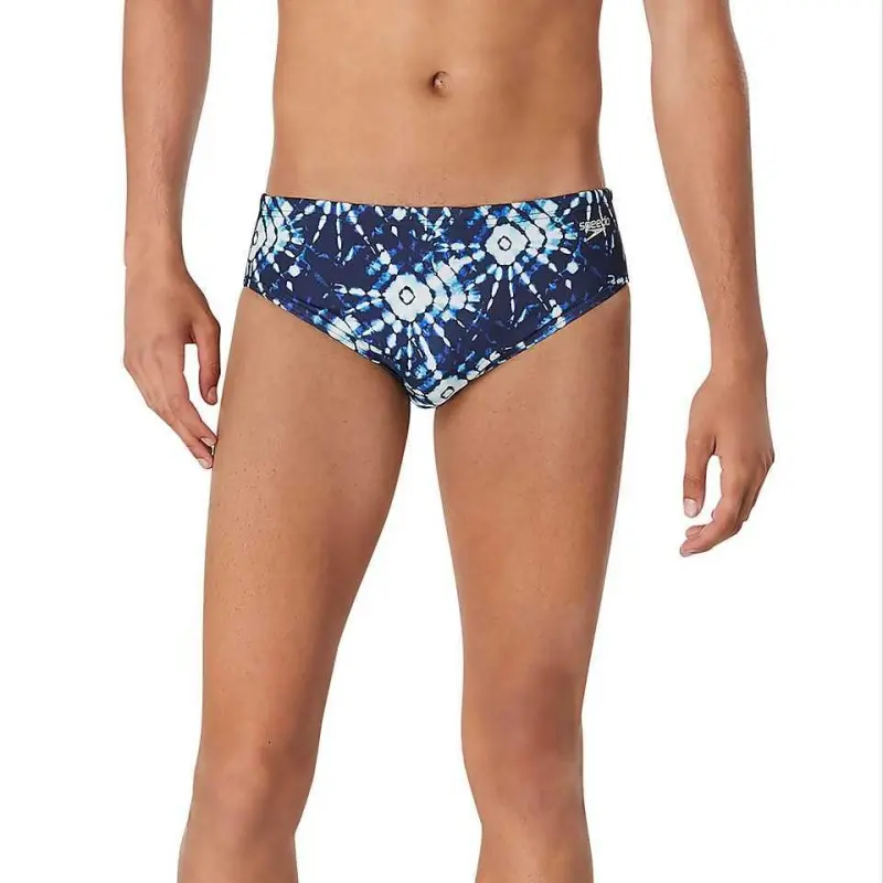 Speedo Men's Printed One Brief Cobalt Blue Swimming Shorts Men's-71