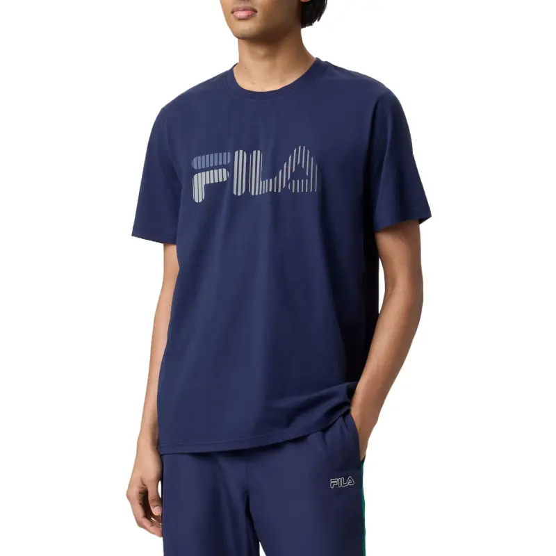 FILA Graphic Tee T Shirt Men's Dark Blue-1