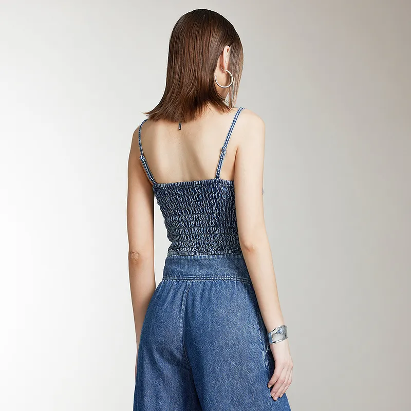 Miss Sixty Camisole Women's Medium Blue-2