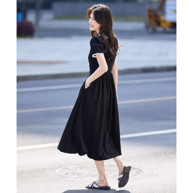 Still Quiet Short Sleeved Dress Women's-1