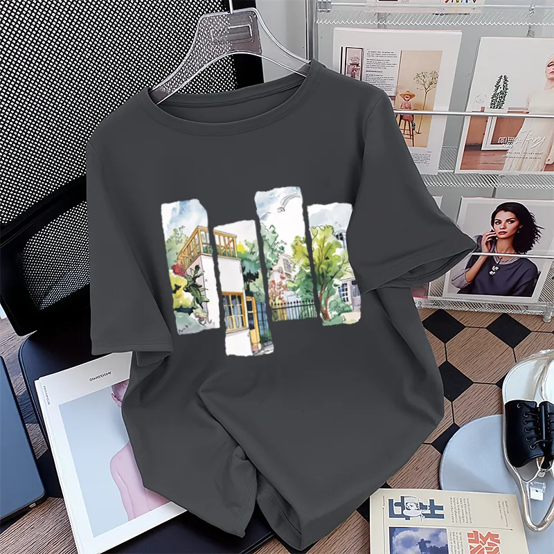 FAIRWHALE T Shirts Women's-14